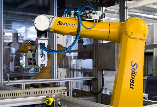 Industrial robots ABB, KUKA, STAUBLI